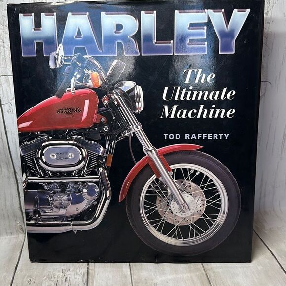 Harley The Ultimate Machine Hardcover Book Tod Rafferty | Harley Davidson Coffee - Picture 1 of 6